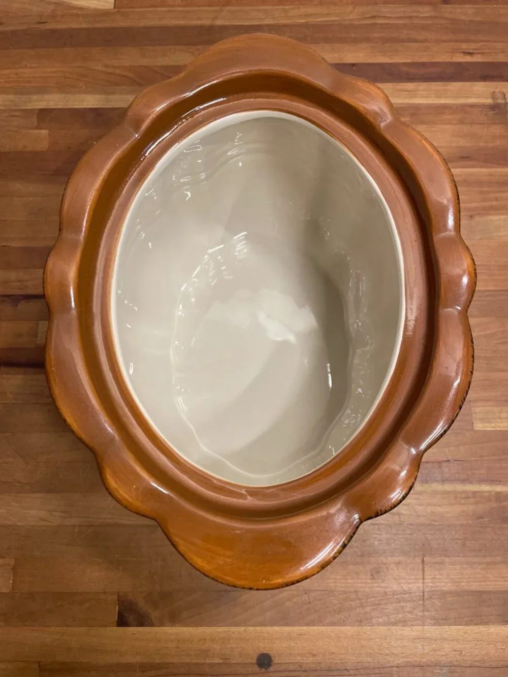 Stoneware Bean Pot Celebrating Home Collection Brown